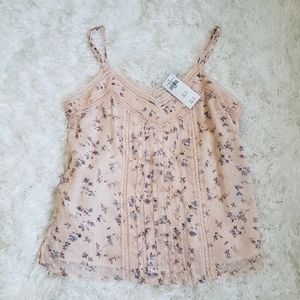 NWT! Abercrombie Floral Tank Top